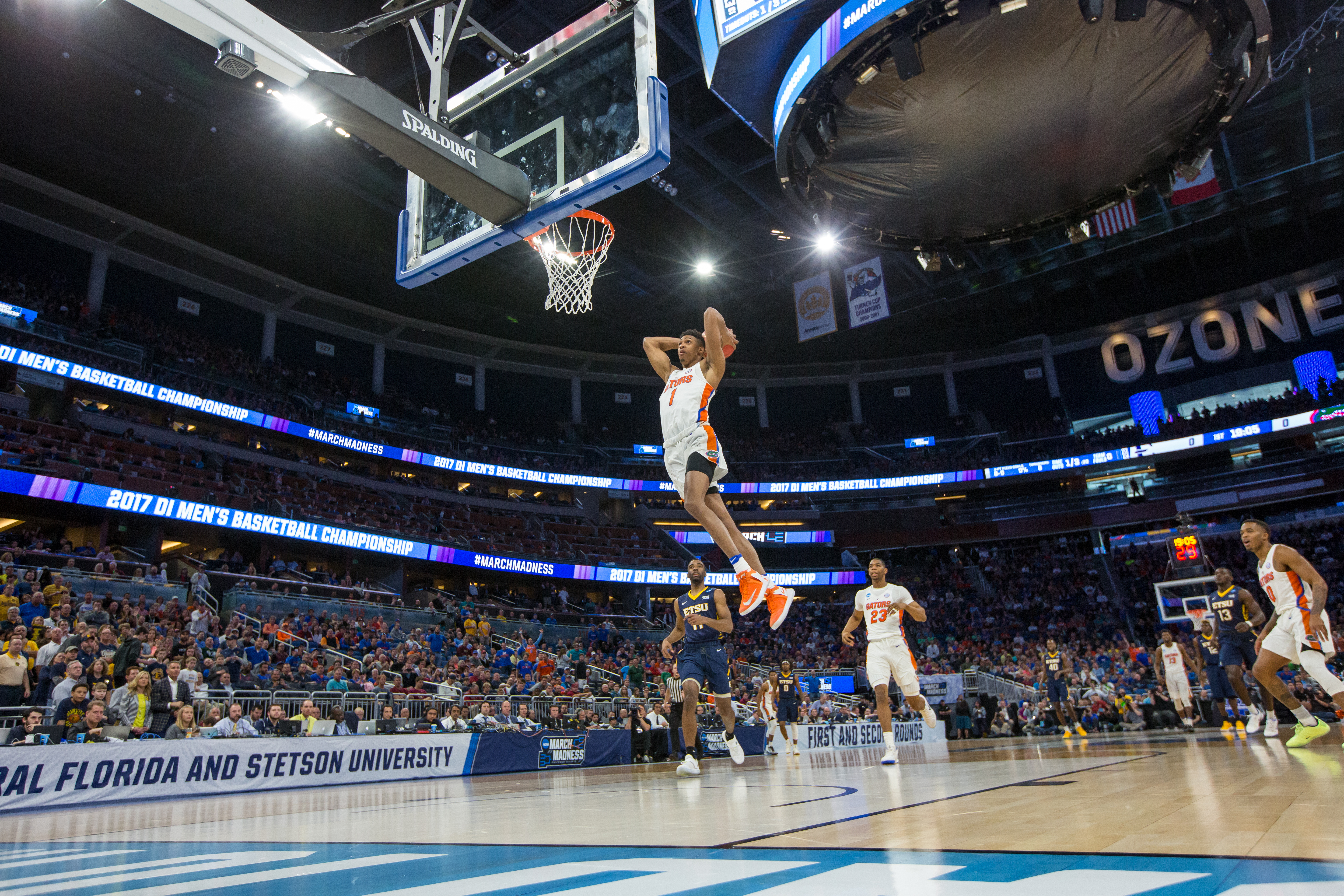 March Madness Basketball at the Amway Center in Orlando, Florida